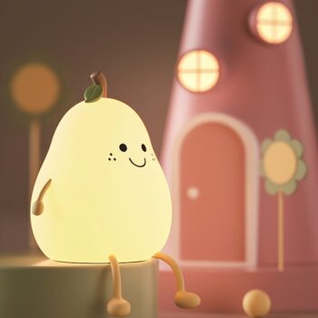 چراغ خواب سیلیکونی گلابی