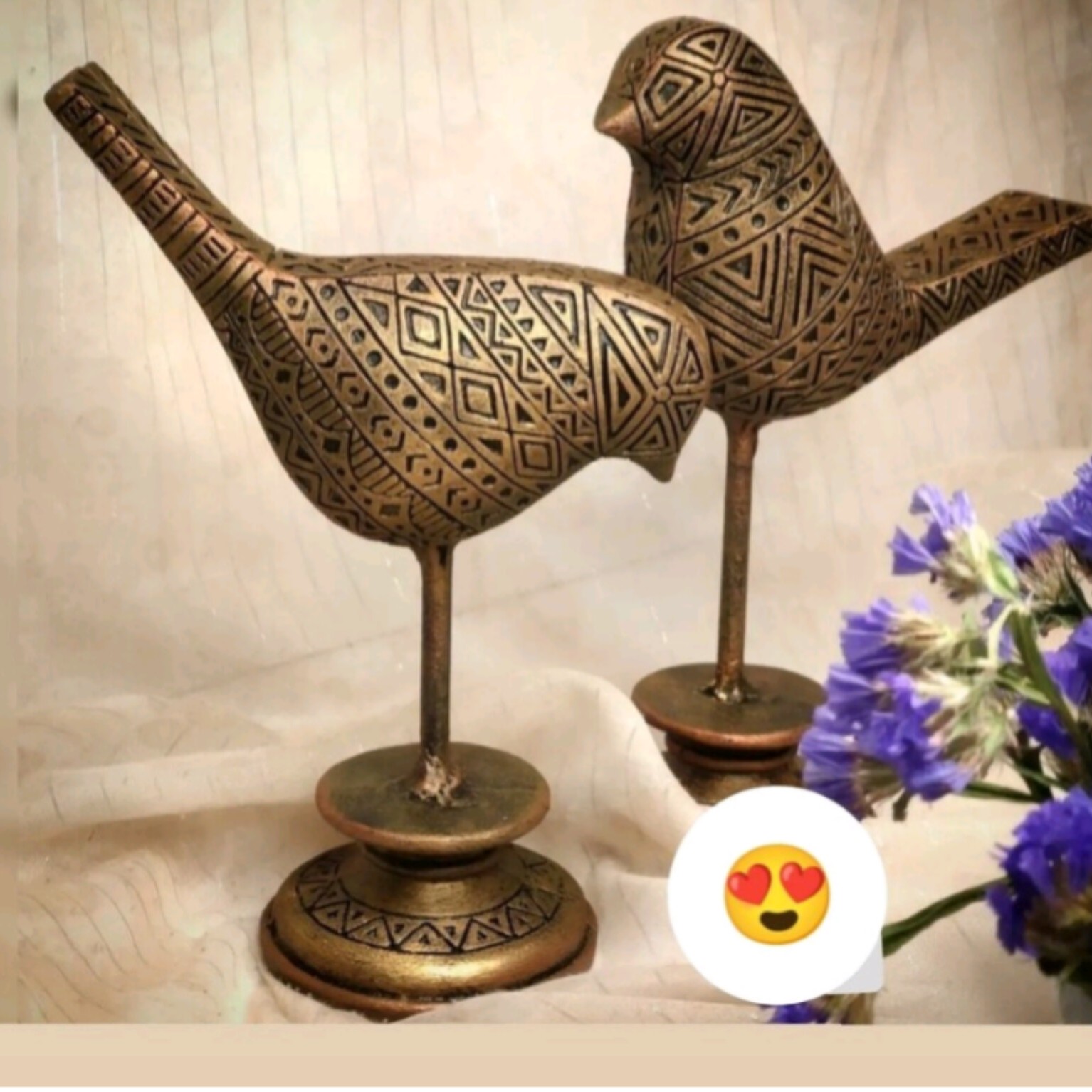 مجسمه مرغ آمین مجموعه 2 عددی